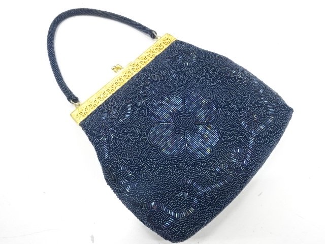 ビーズ　ハンドバッグ